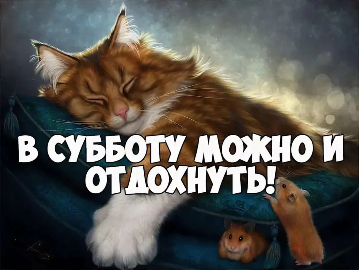 С субботой прикольные