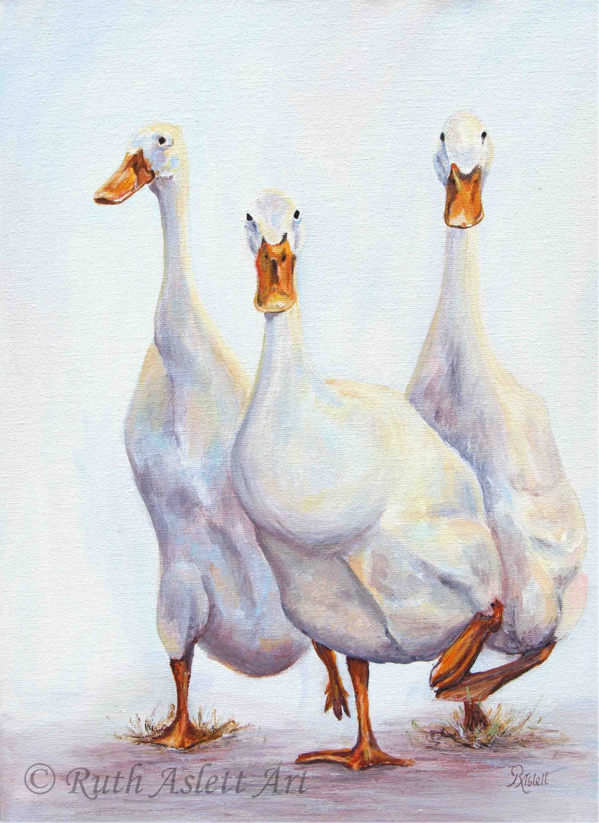 Гуси в живописи