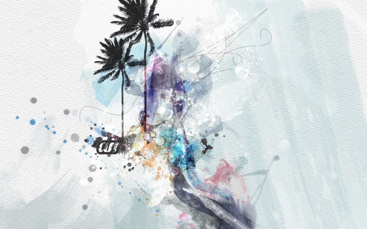 Акварельная абстракция