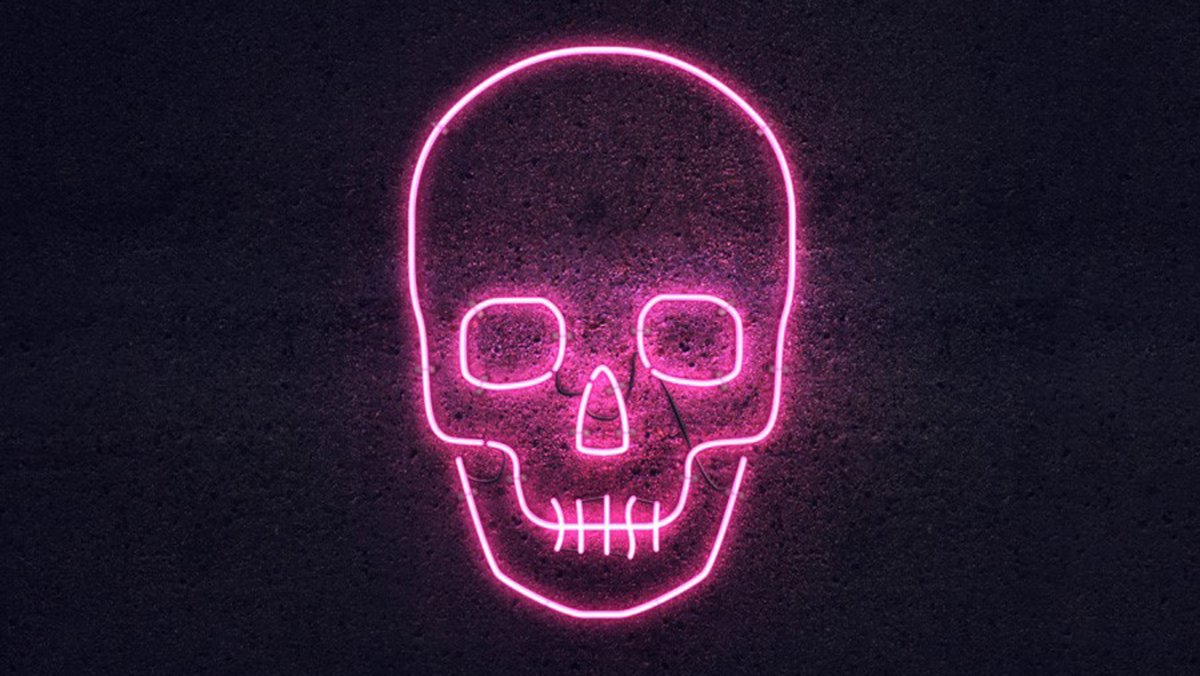 Маска Cyberpunk неон