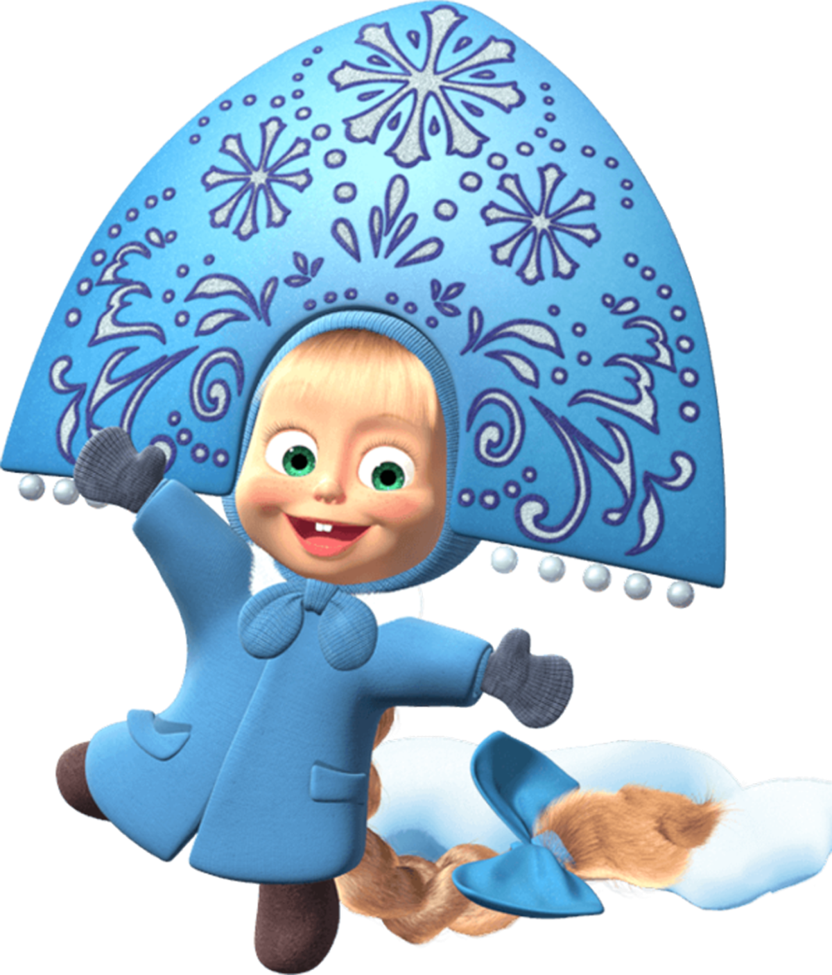 Иллюстрации девушки и новый год