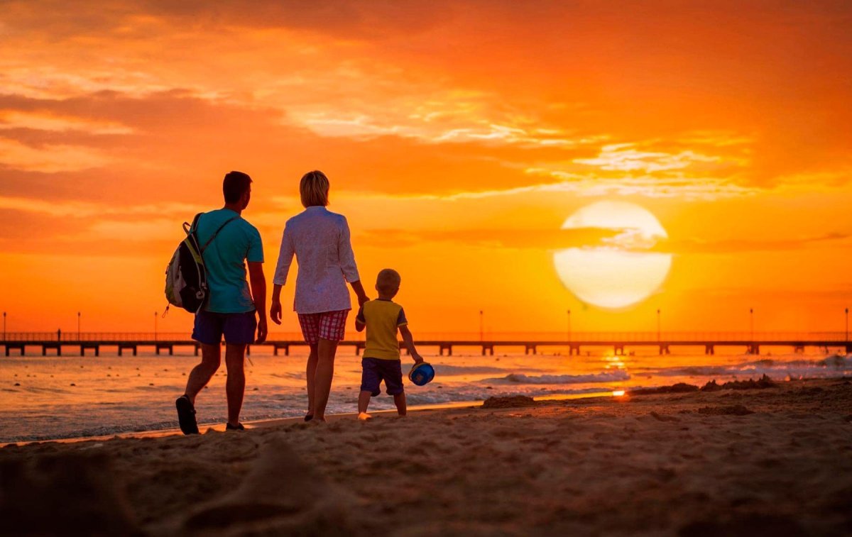 Море солнце семья