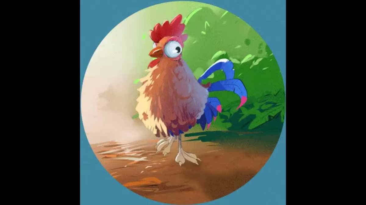 Петушок на заборе