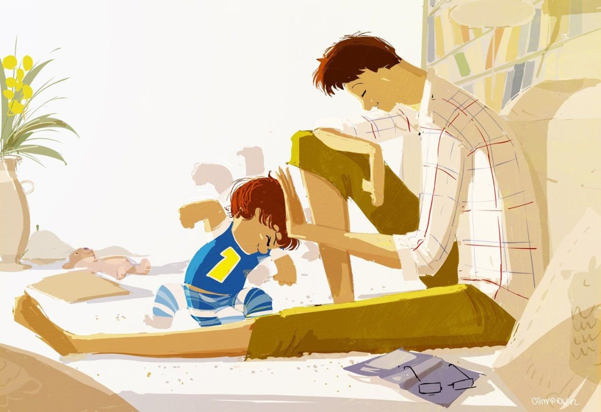 Художник Паскаль Кэмпион семья