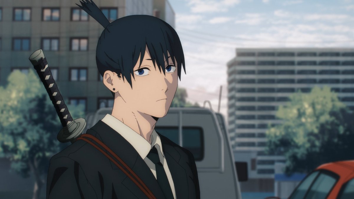 Человек бензопила Макима anime