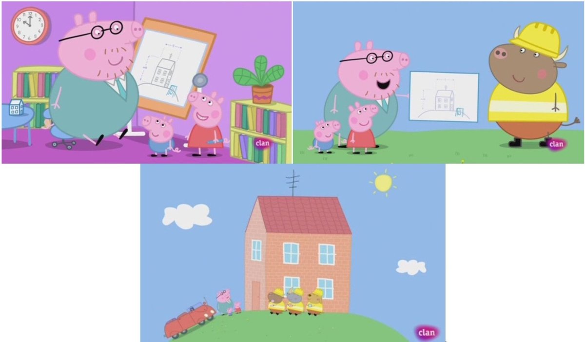 Дом и семья свинки Пеппы