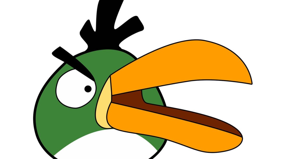 Энгри Бердс зеленая птичка