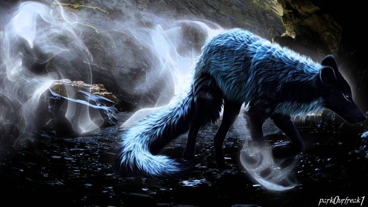 Волки арт мистические