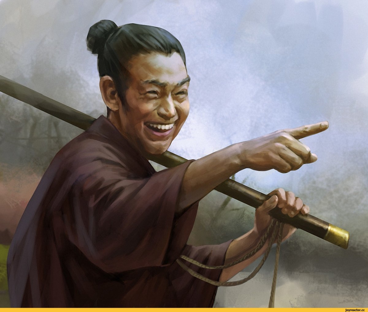 Самурай смеется