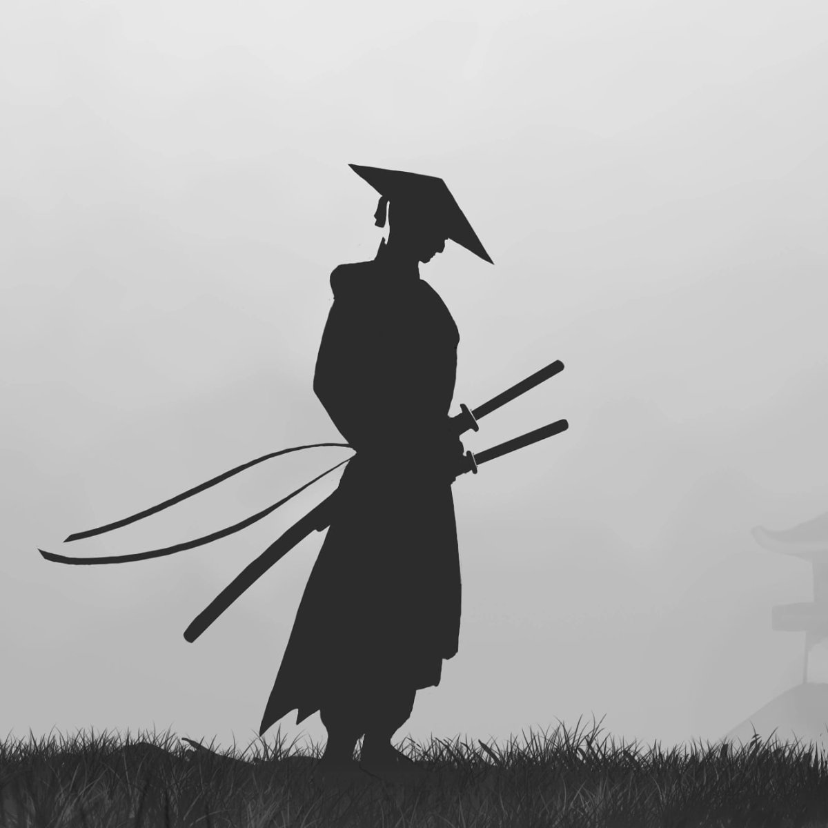 Японский Самурай красный