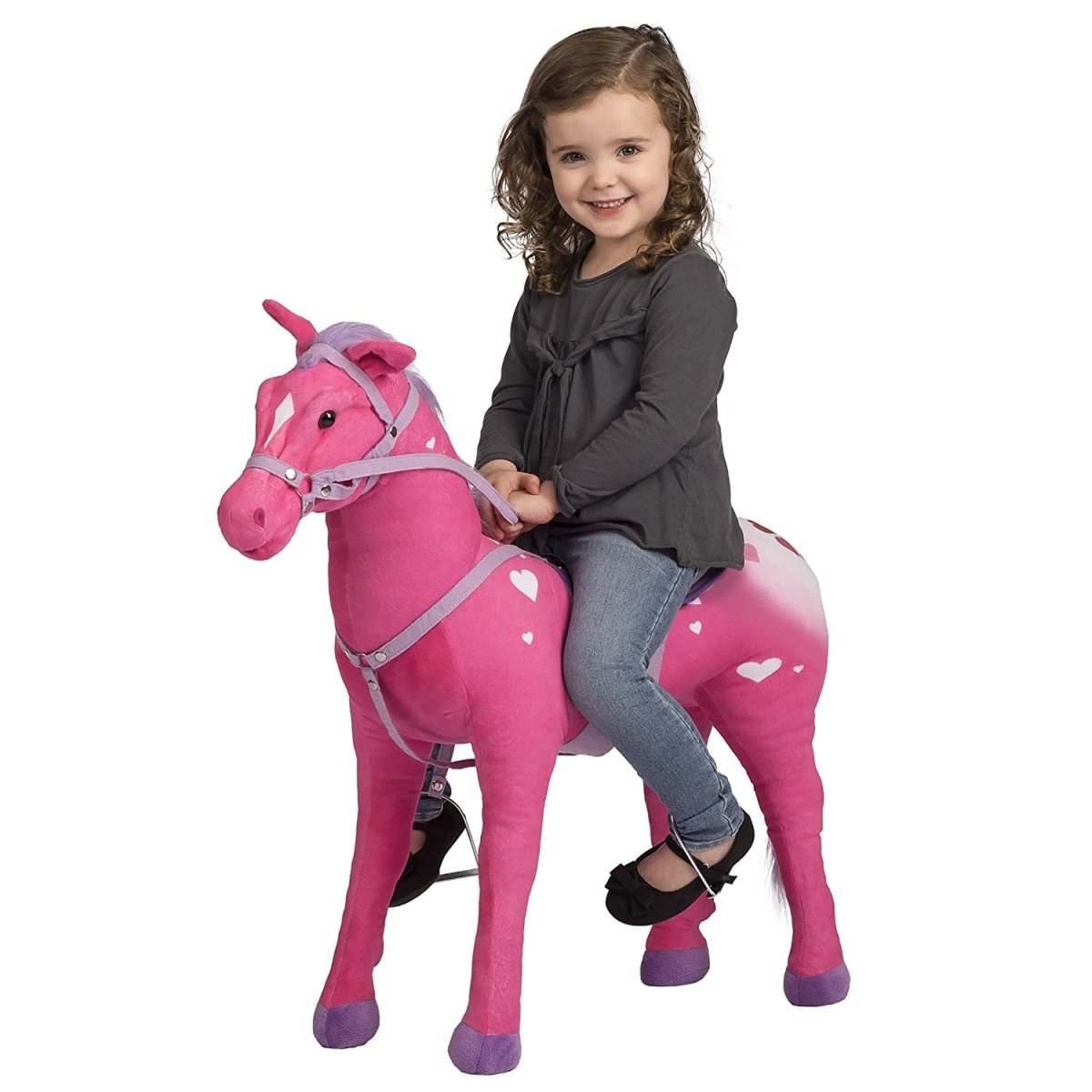 Лошадка розовая для девочек
