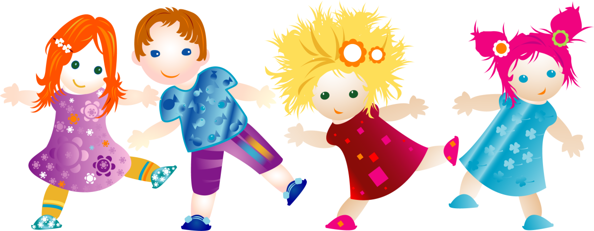 Дети на прозрачном фоне