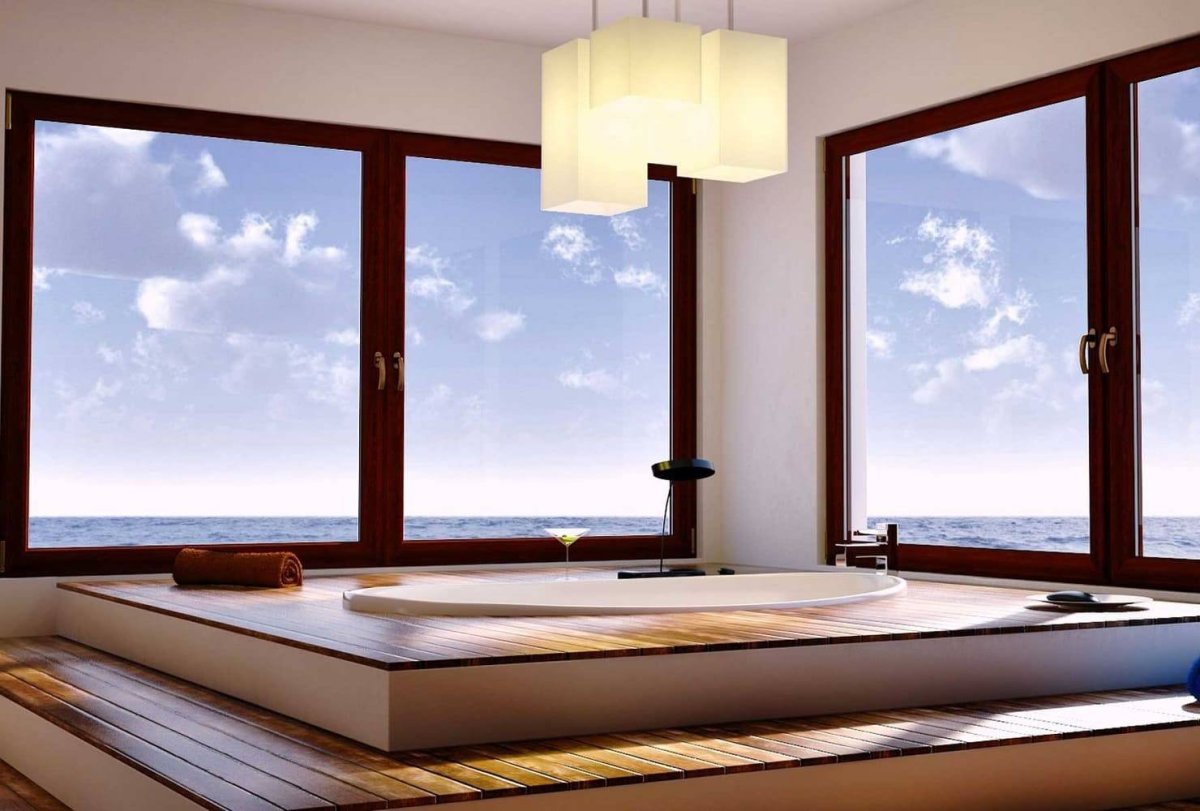 Пластиковое окно вблизи