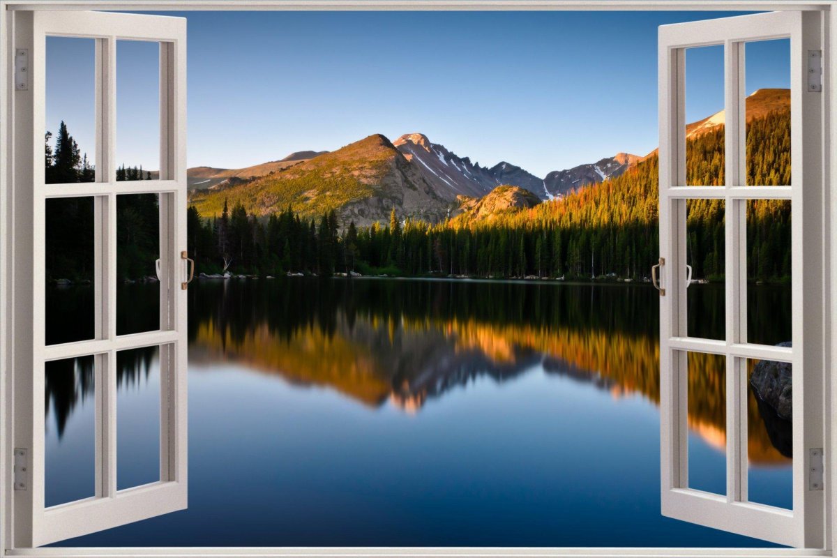 Окно с видом на природу