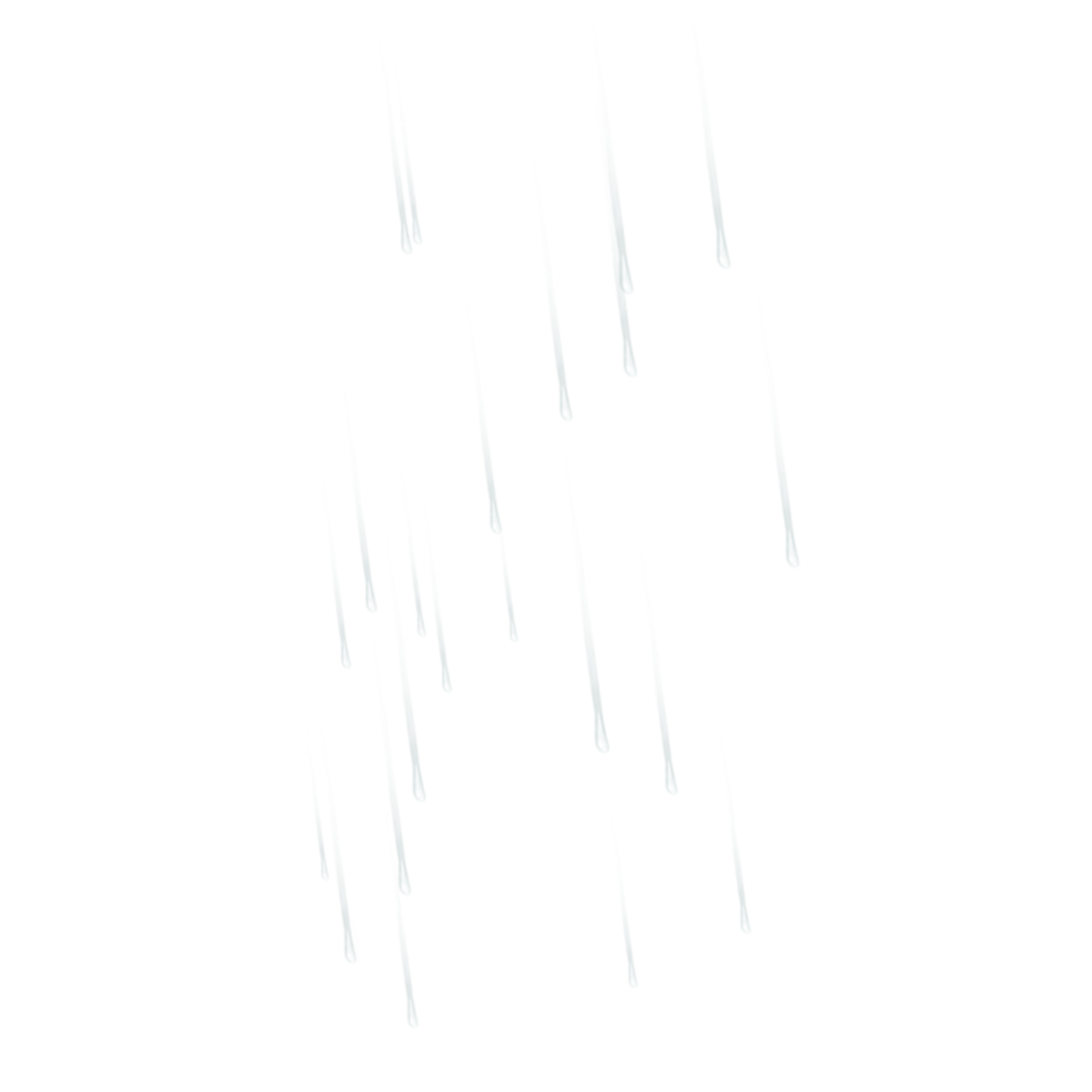 Ливень на прозрачном фоне