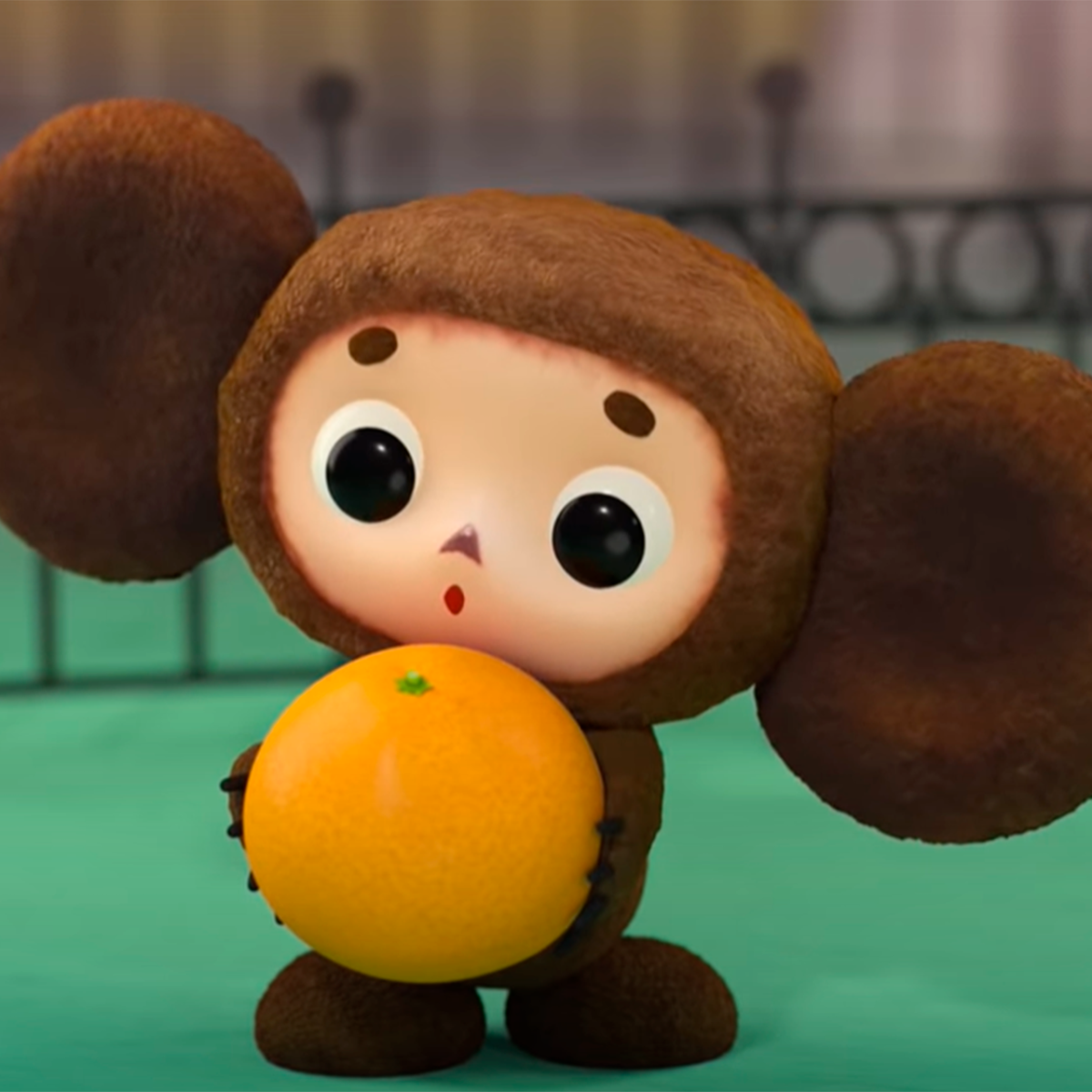 Открытка с чебурашкой с днем рождения