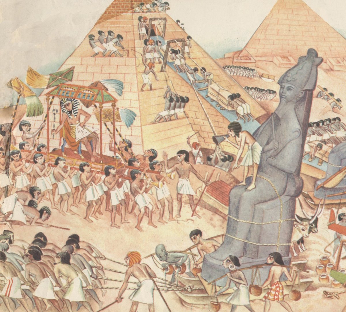 Строители пирамид древнего Египта