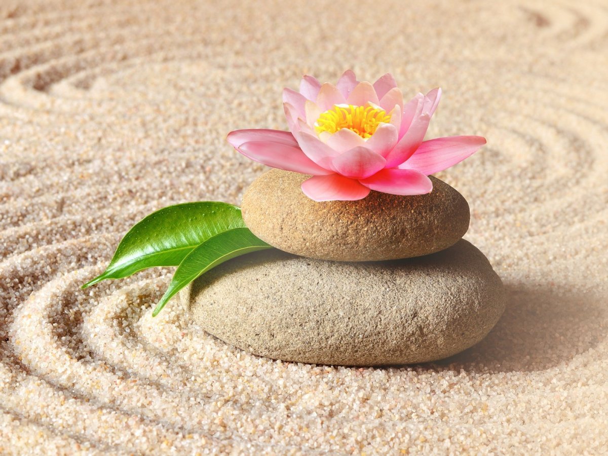 Цветок из песка