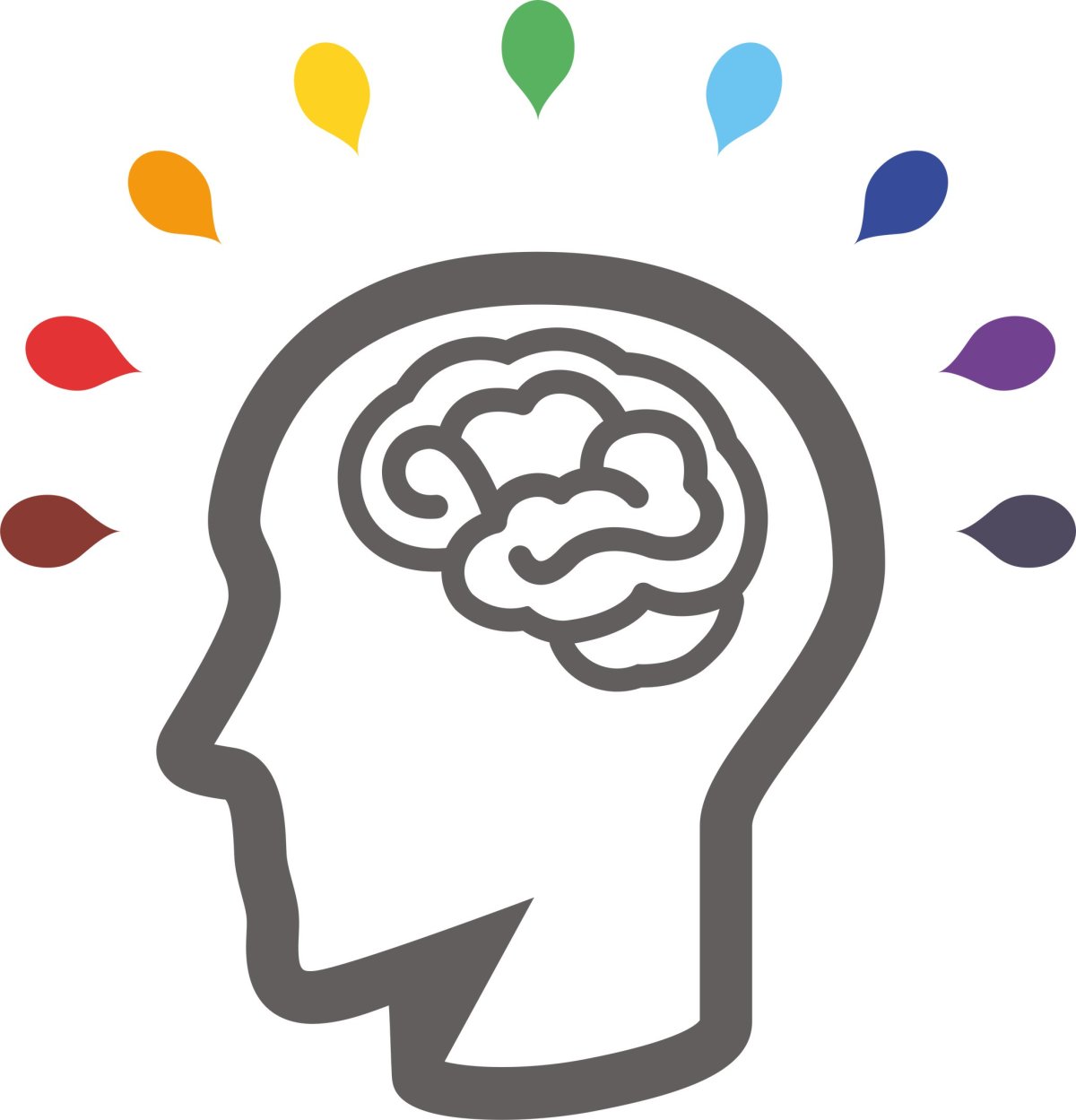 Мозг векторное изображение