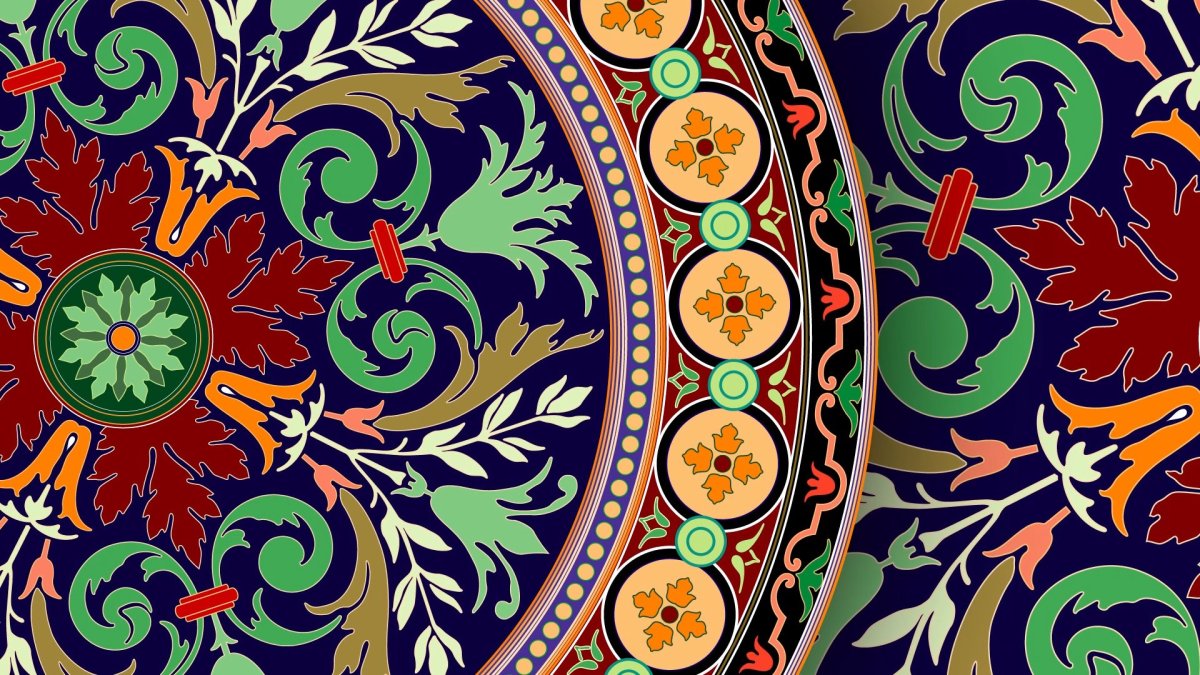 Татарский орнамент Пальметта