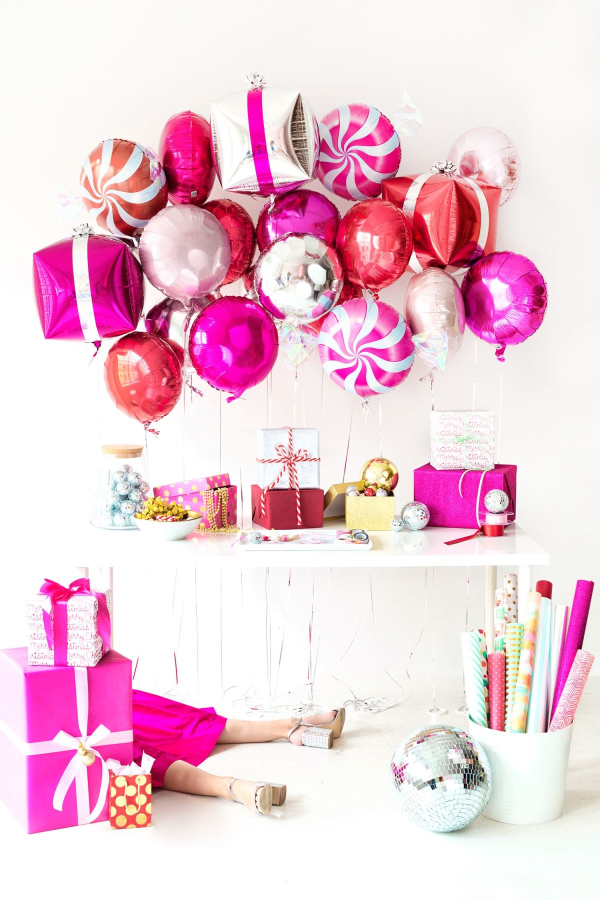 Гелиевый шар с дождиком