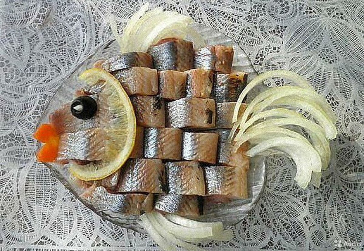 Красиво подать селедку