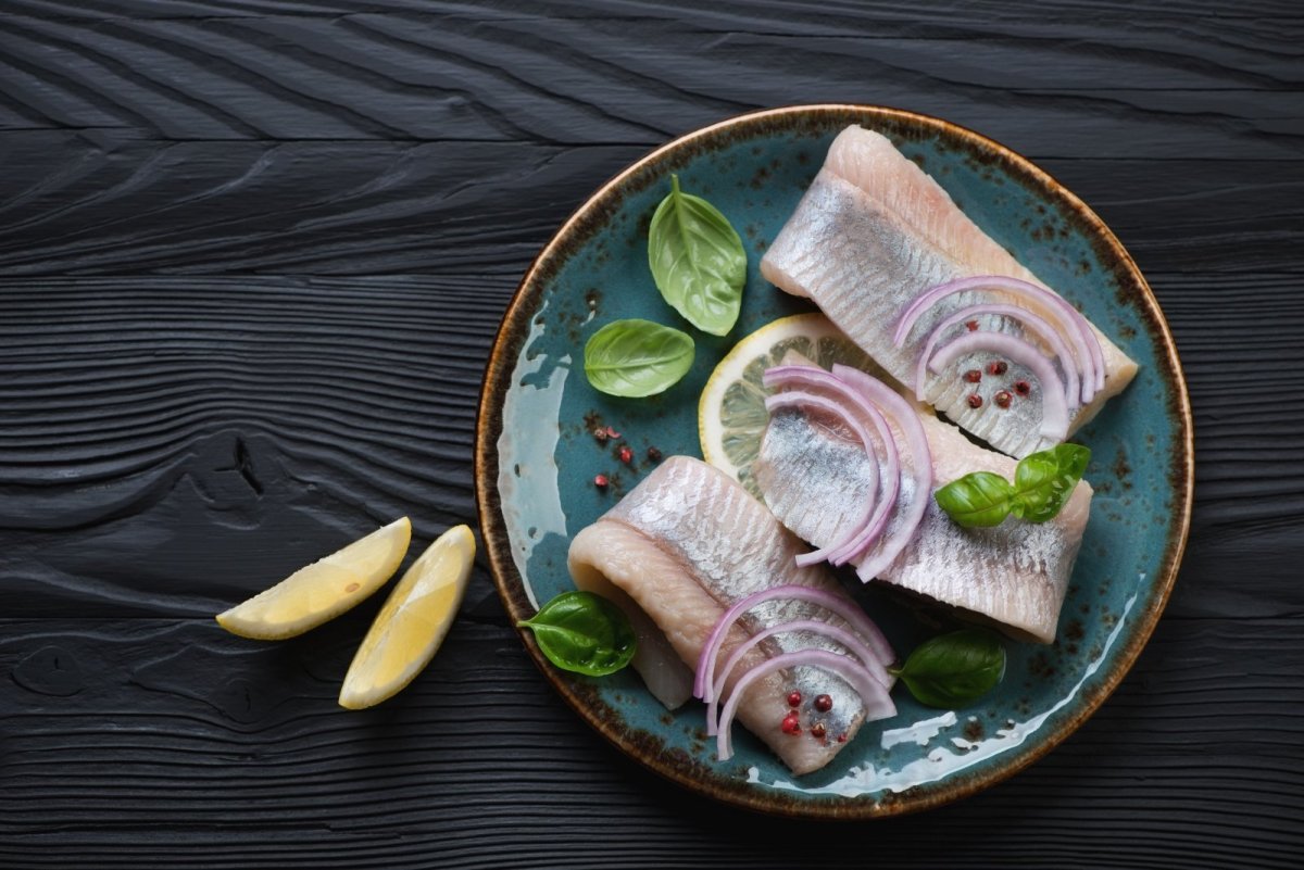 Филе сельди сверху