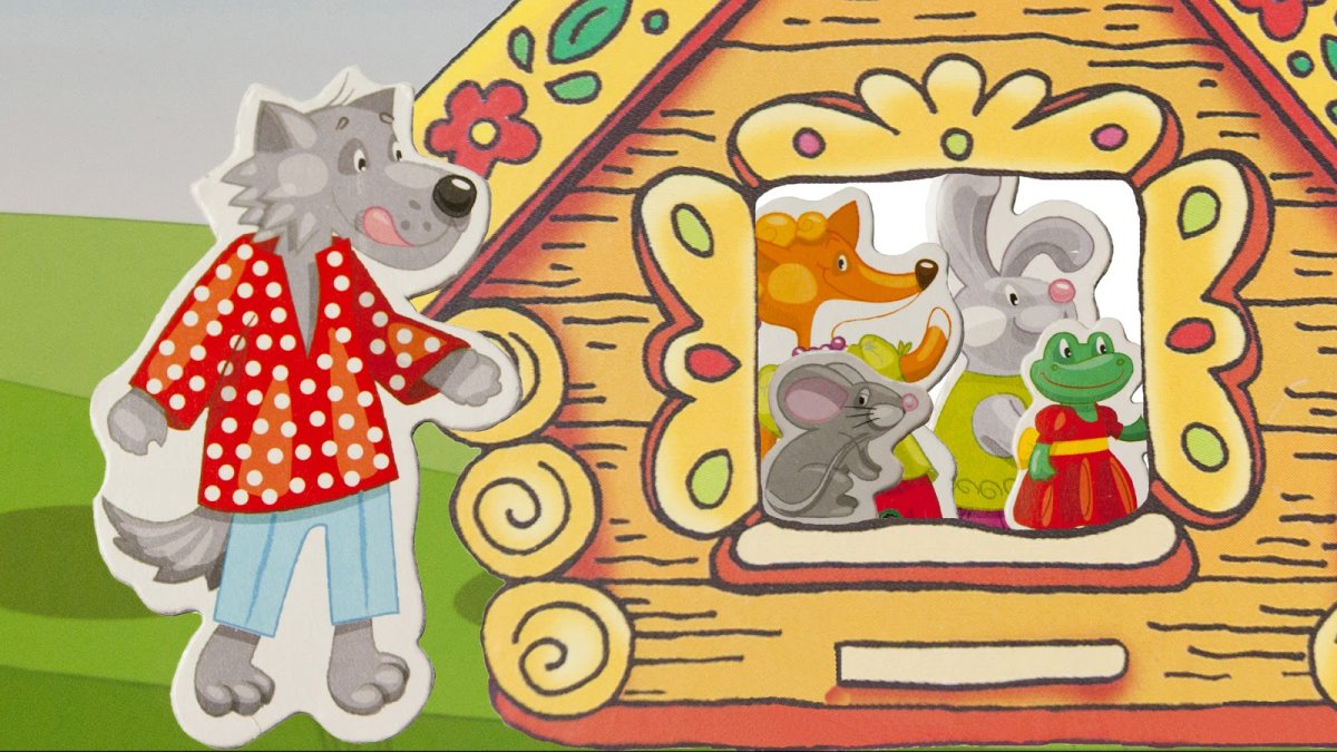 Рисунок Теремок из мультфильма