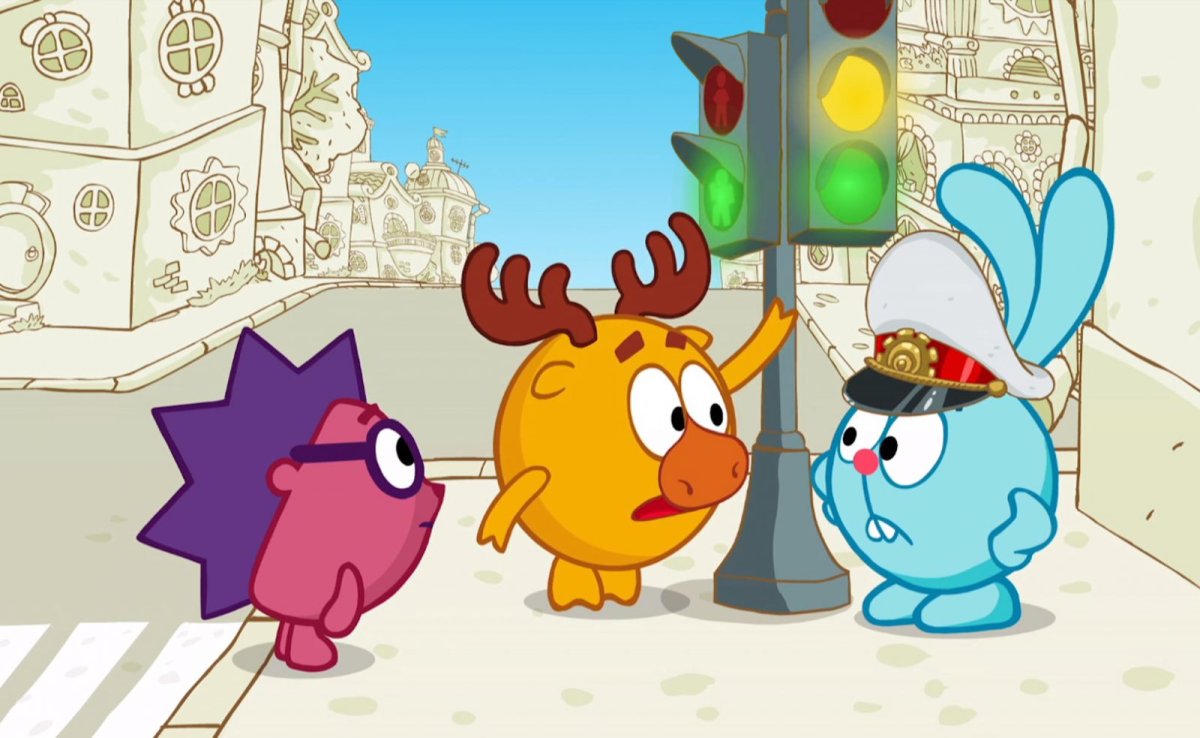 ПДД для детей Смешарики