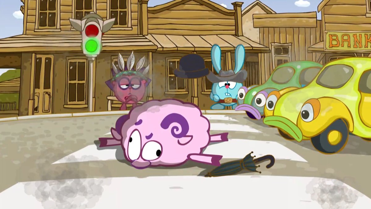 Смешарики Крош Ежик Нюша Бараш