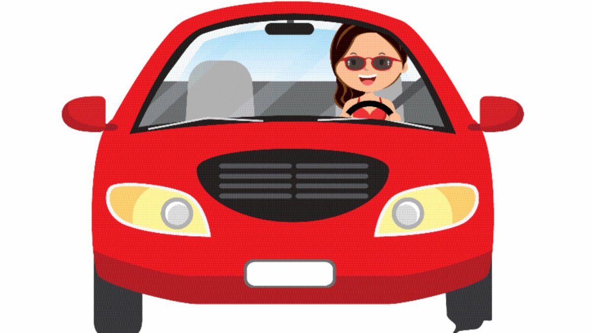 Люди в автомобиле клипарт