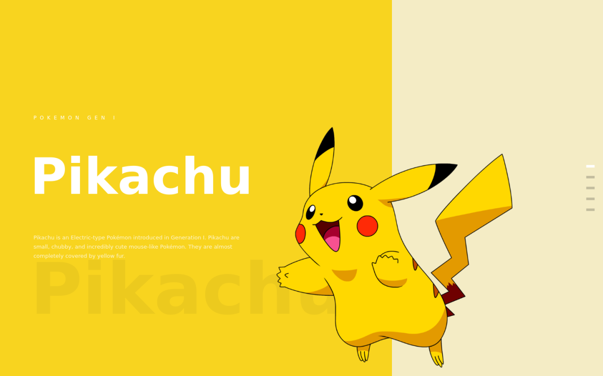 Баннер Пикачу