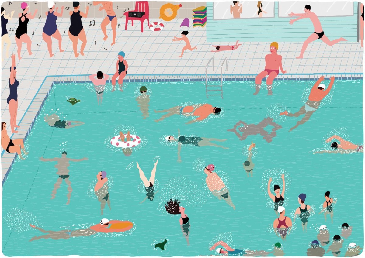 Фотосессия в бассейне