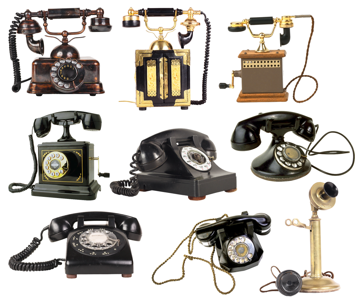 История развития телефона