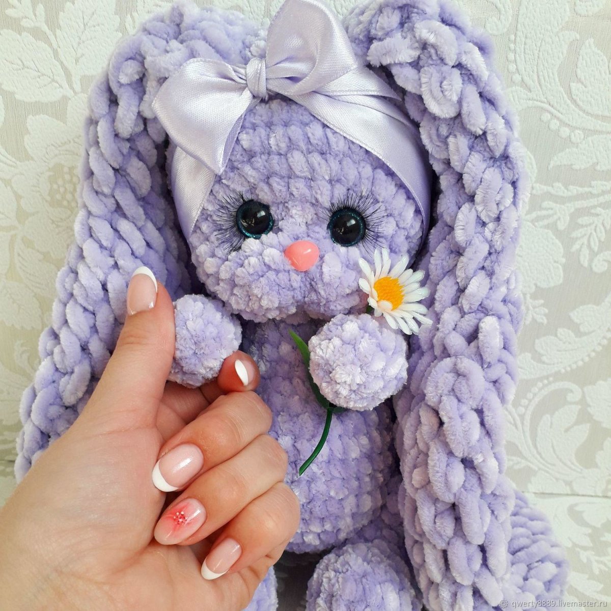 Ушки и мордочка зайки