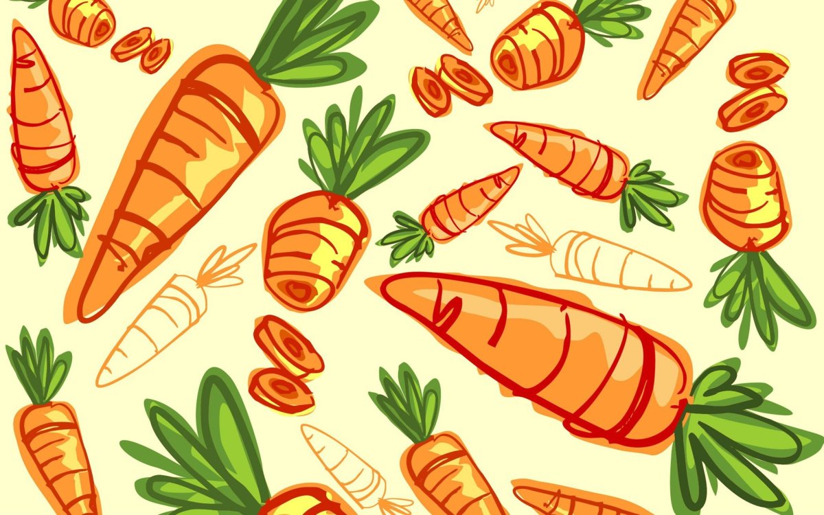 Фон морковки