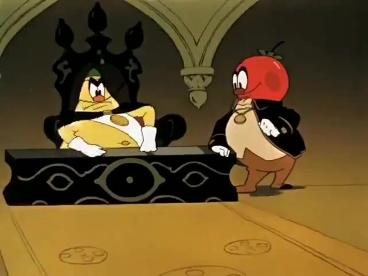 Лимон с руками и ногами