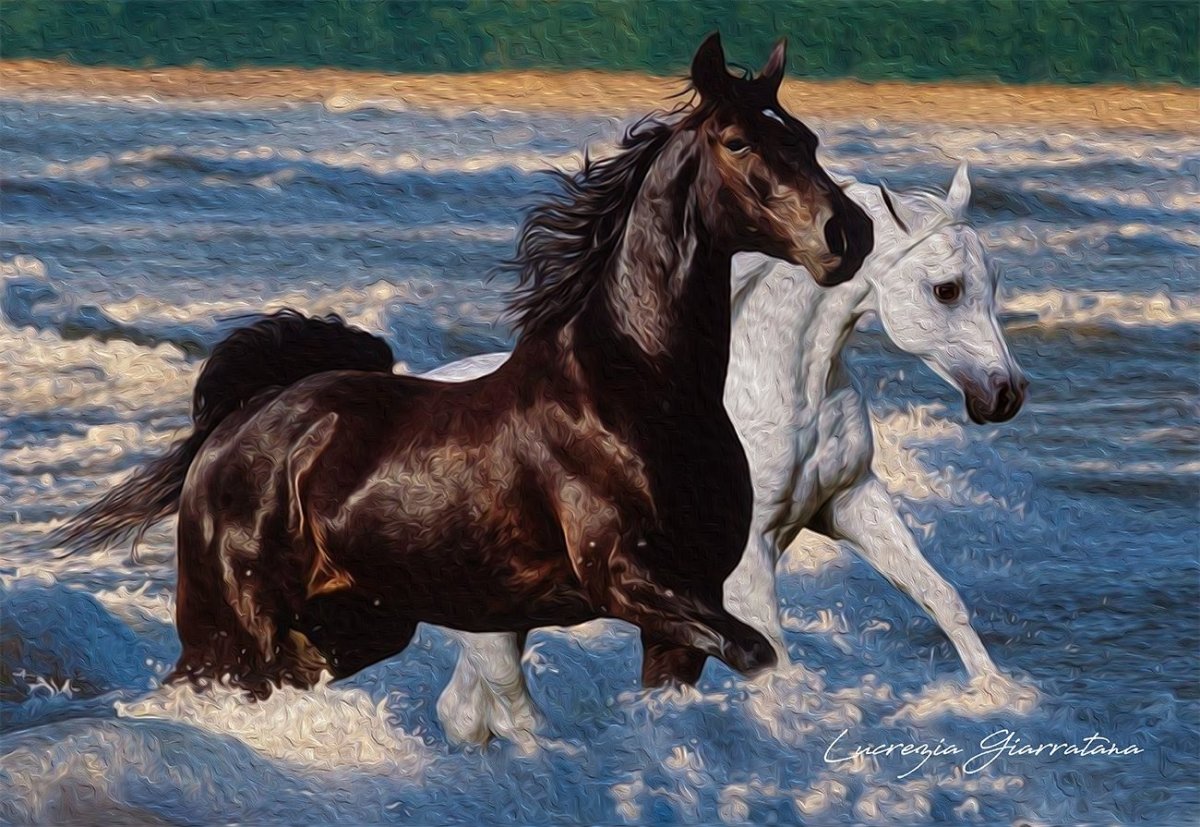 Плавающий конь