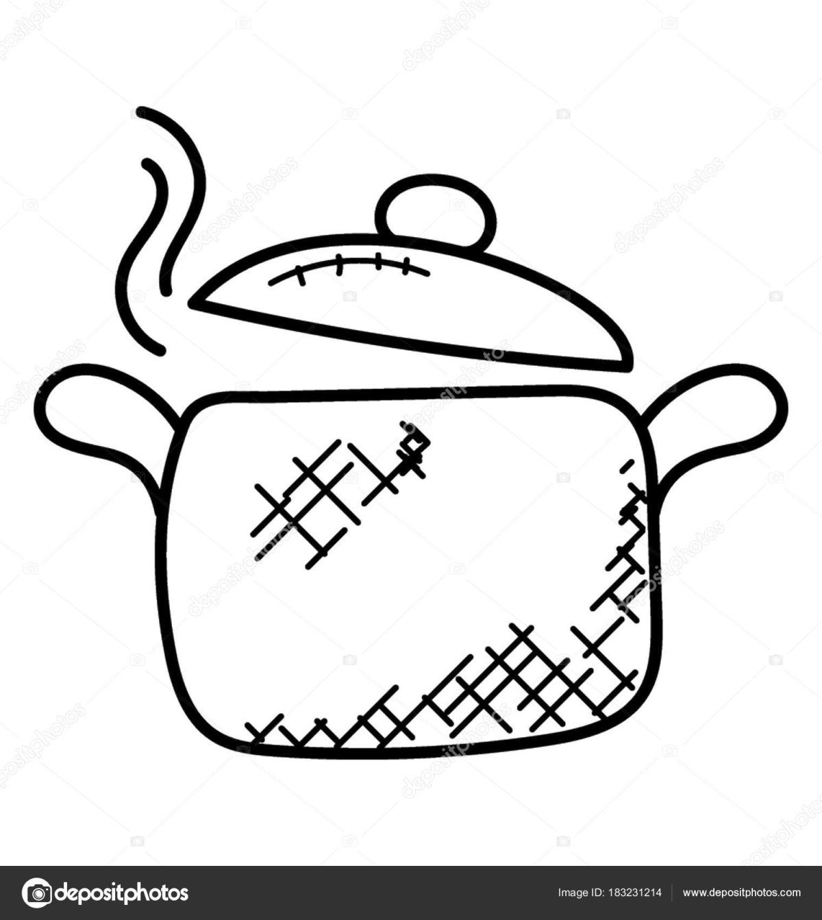 Кастрюля для распечатки