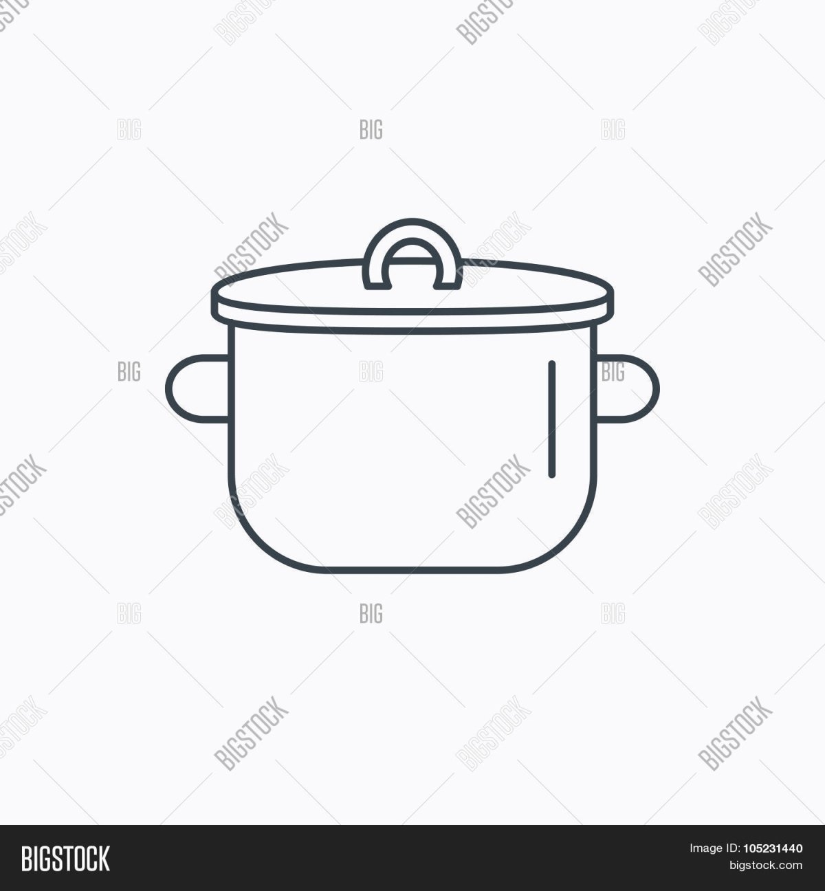 Кастрюля трафарет для детей