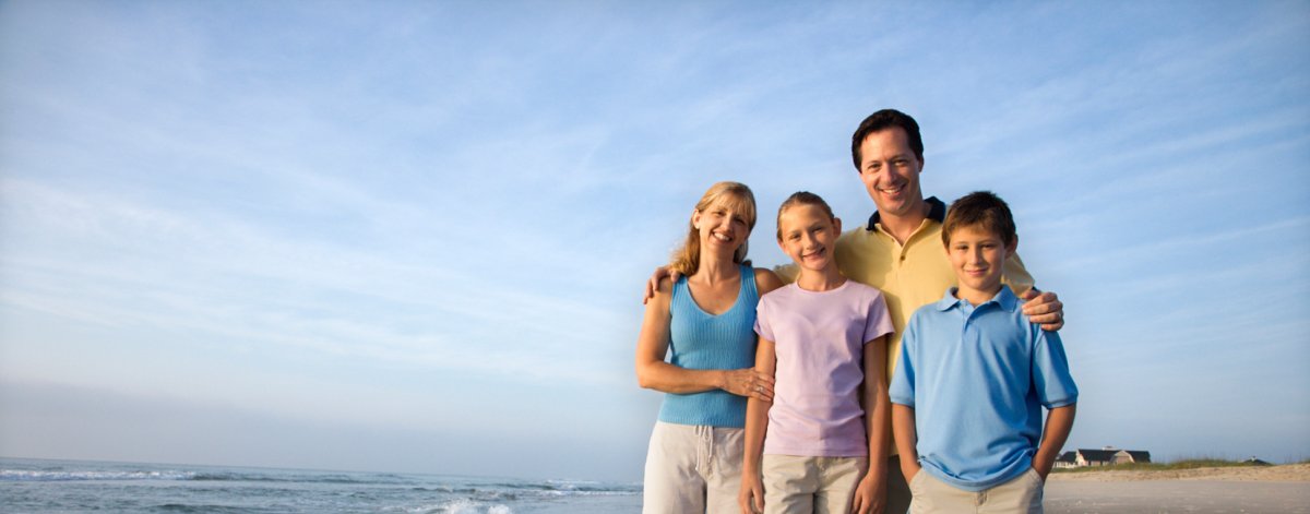 Счастливые дети и родители