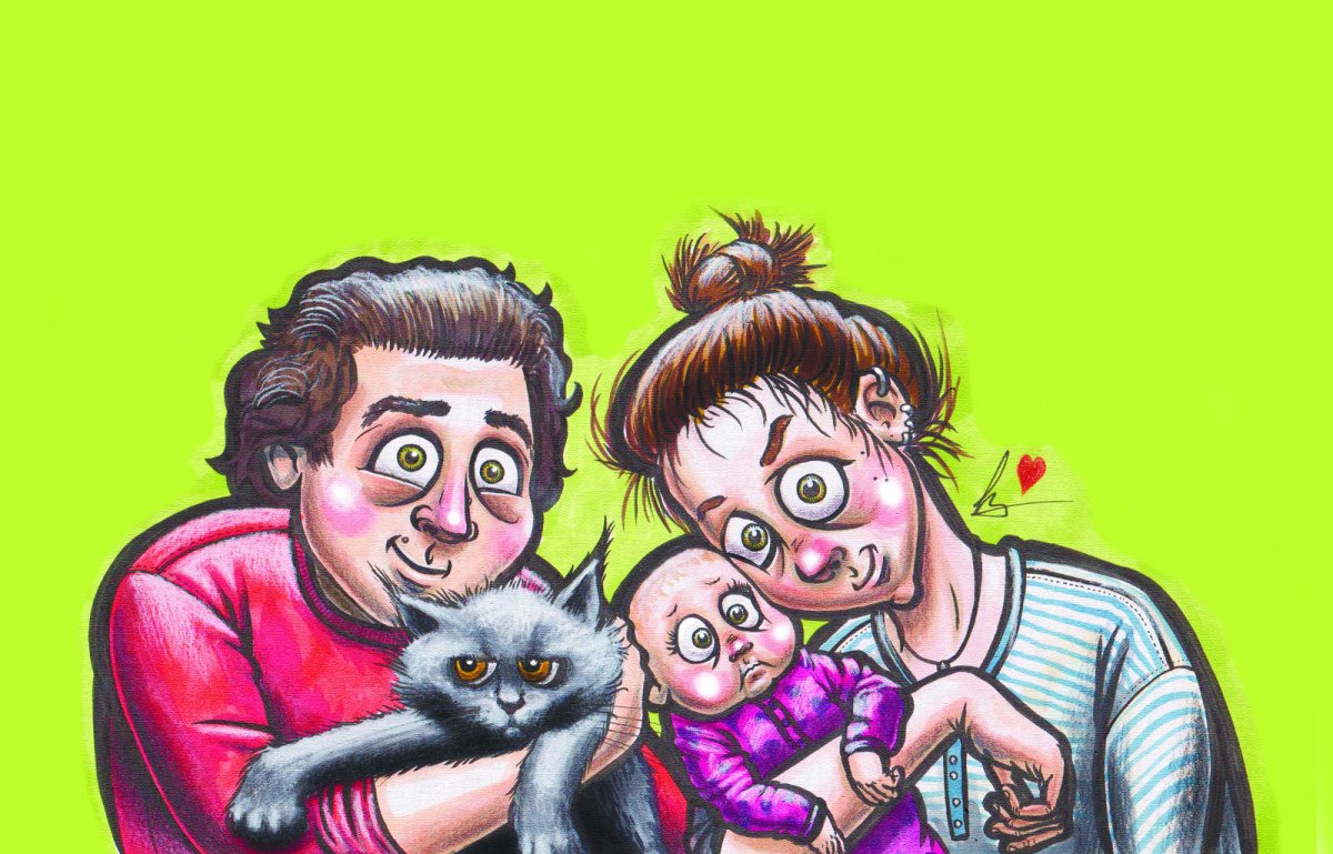 Семья мультяшные смешные