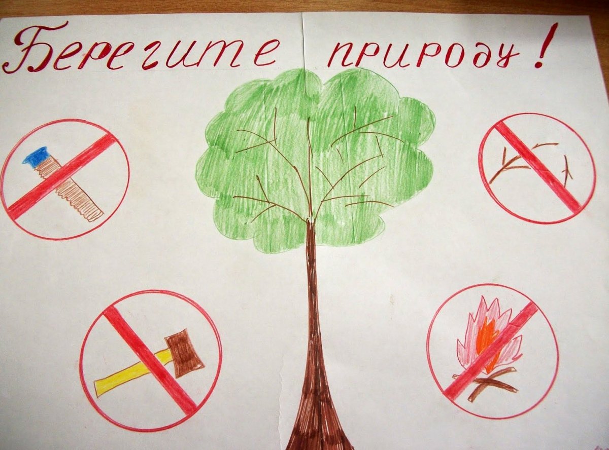 Запрещающие знаки в природе