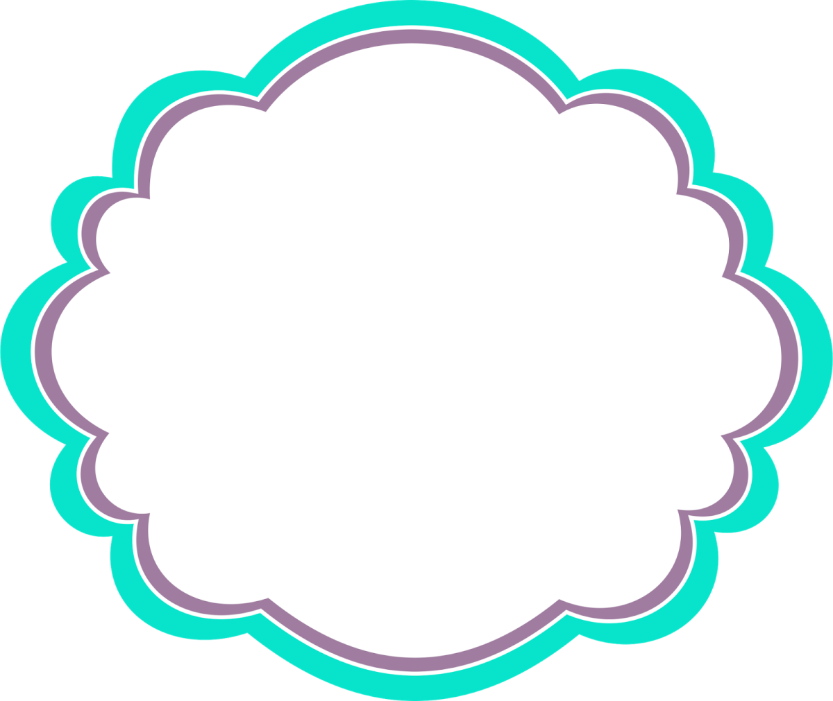 Фигурная рамка детская