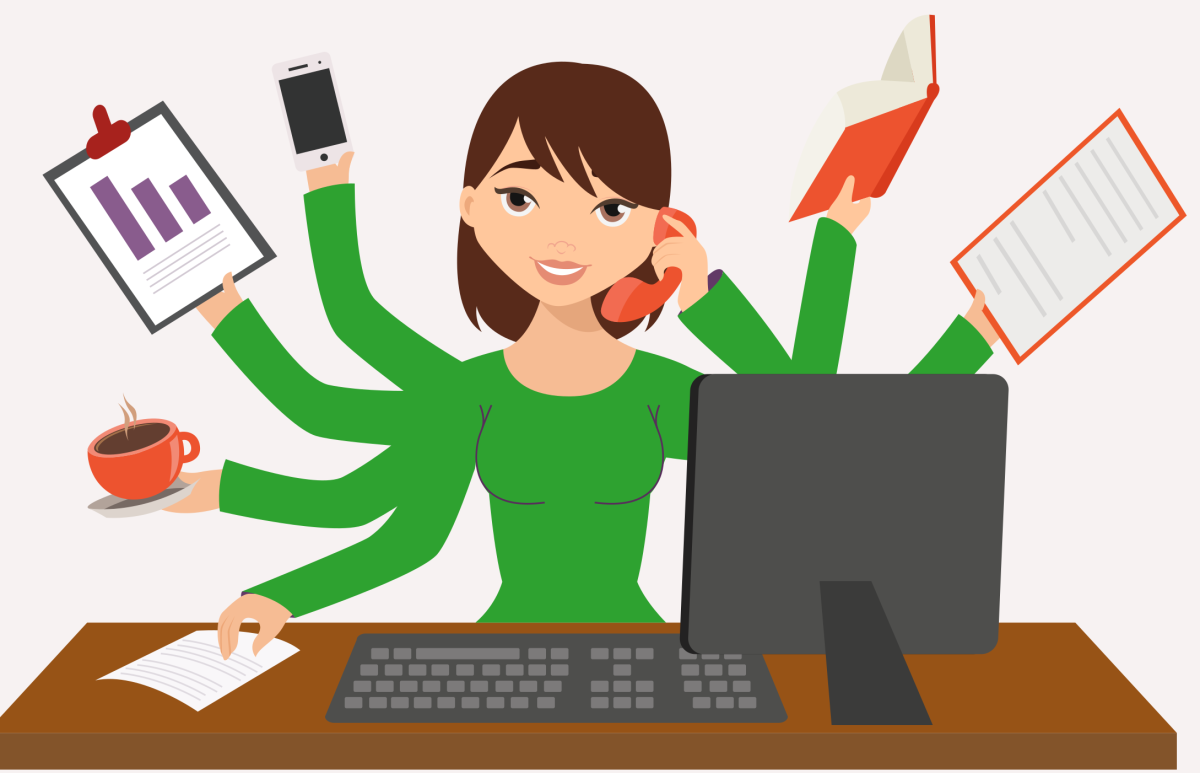 Человек много дел