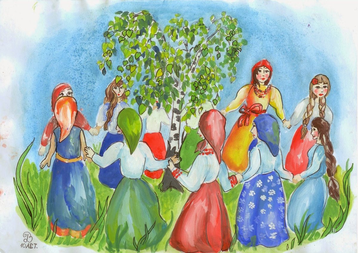 Народные праздники изо