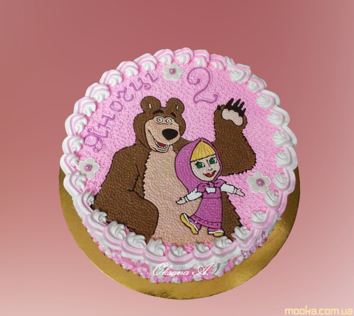 Торт Маша и медведь