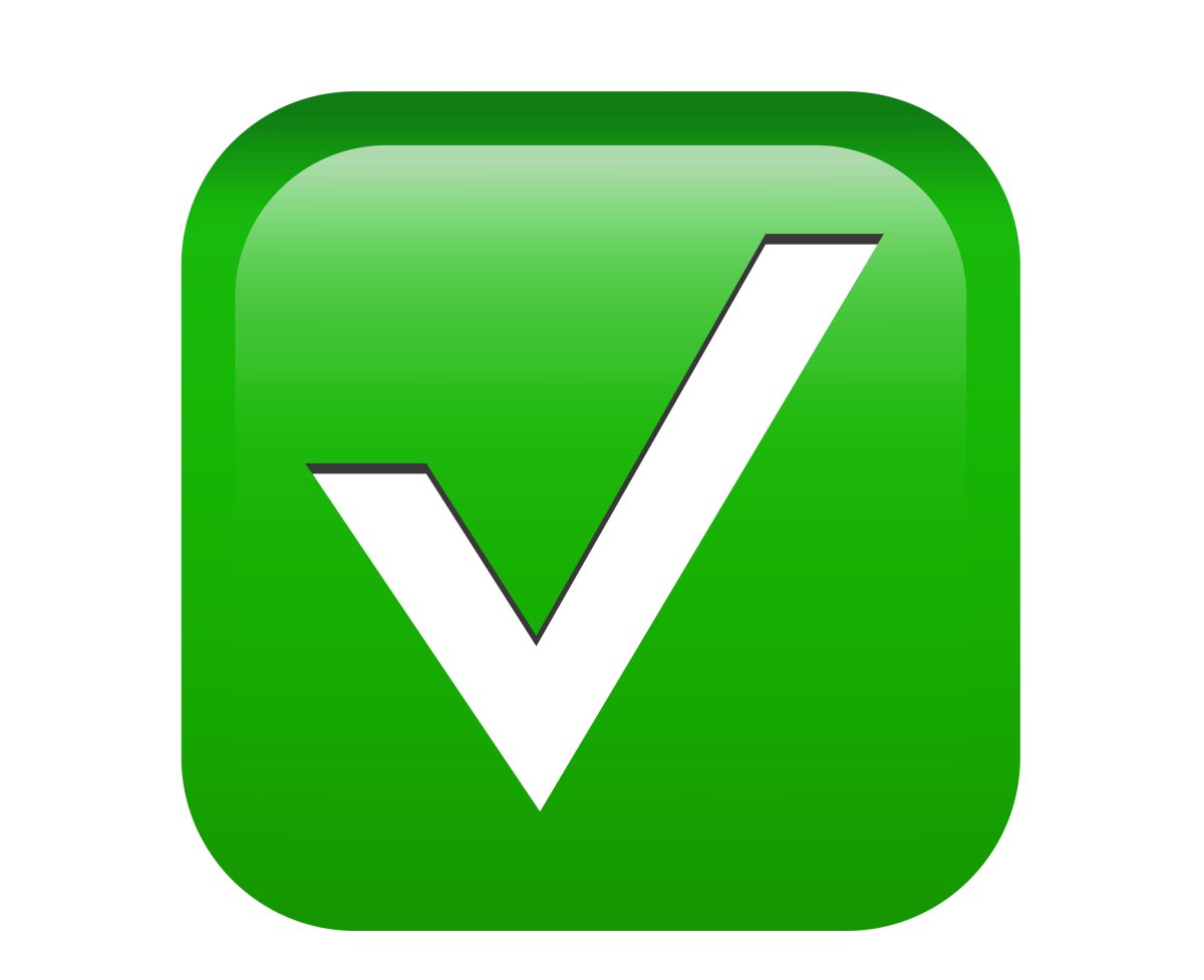 Эмодзи галочка