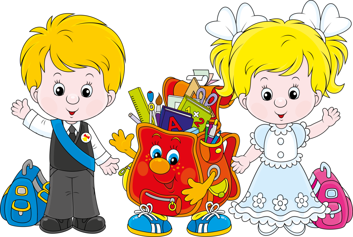 Мультяшные школьники