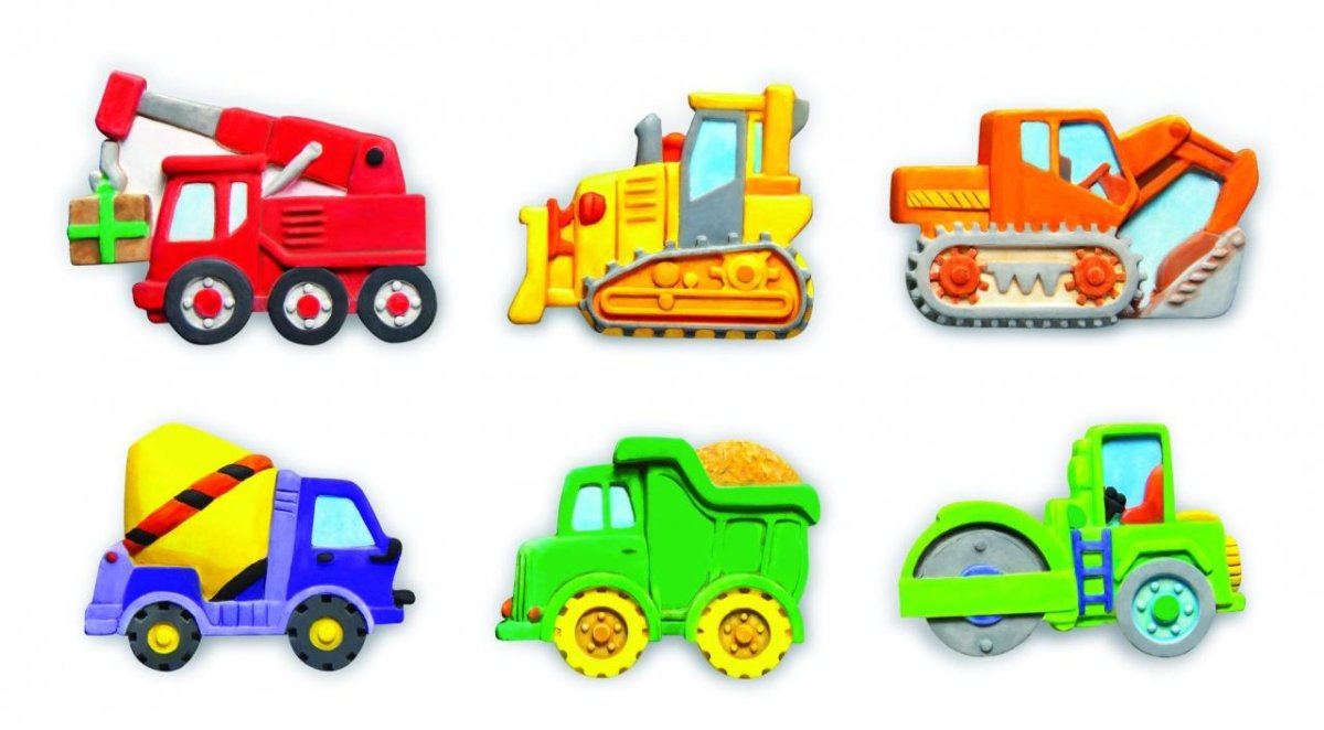Спецтехника на стройке для детей